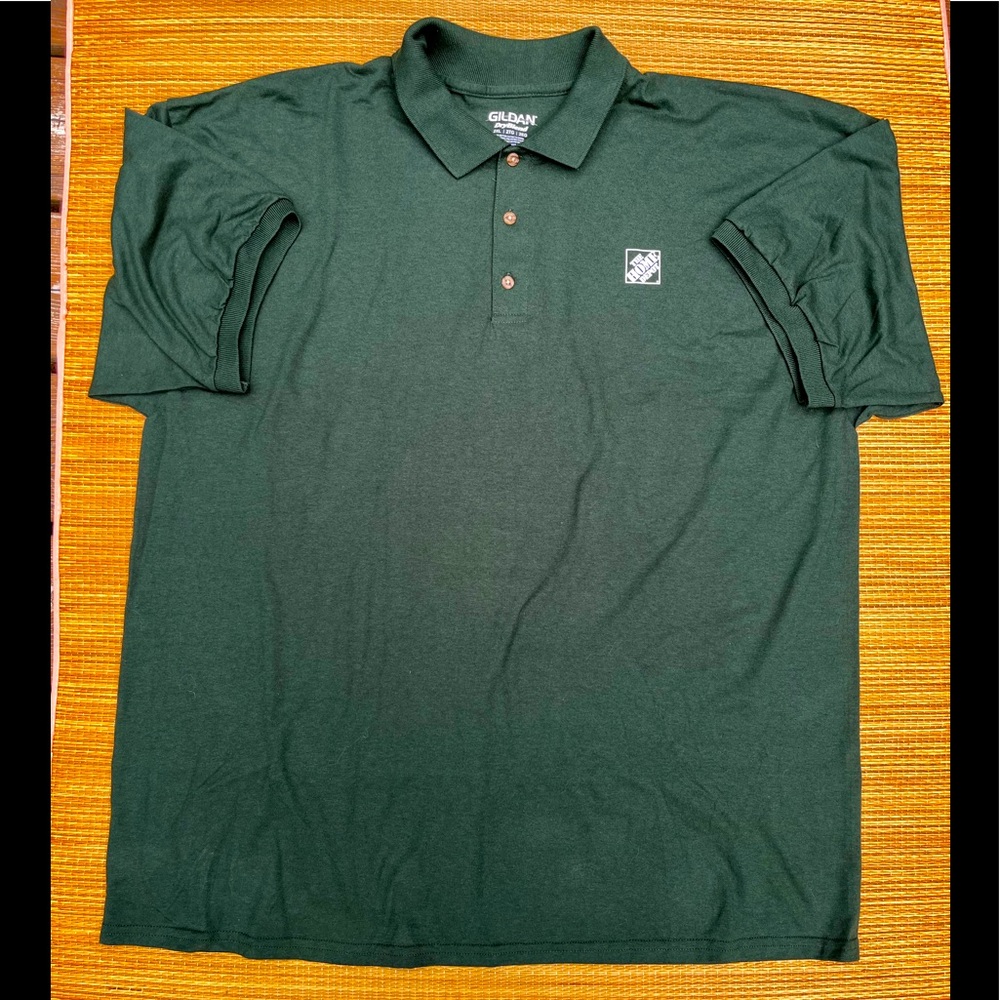 Home Depot forest green Polo shirt Gilda’s 2XL